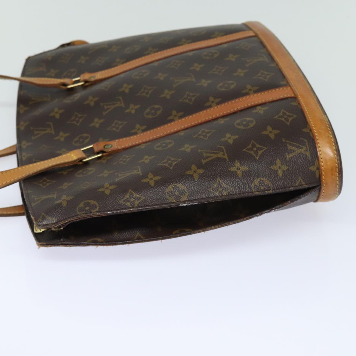 Louis Vuitton Babylone, Brown, Canvas, tote