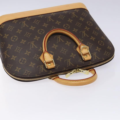 Louis Vuitton Alma, Brown, Canvas, handbag