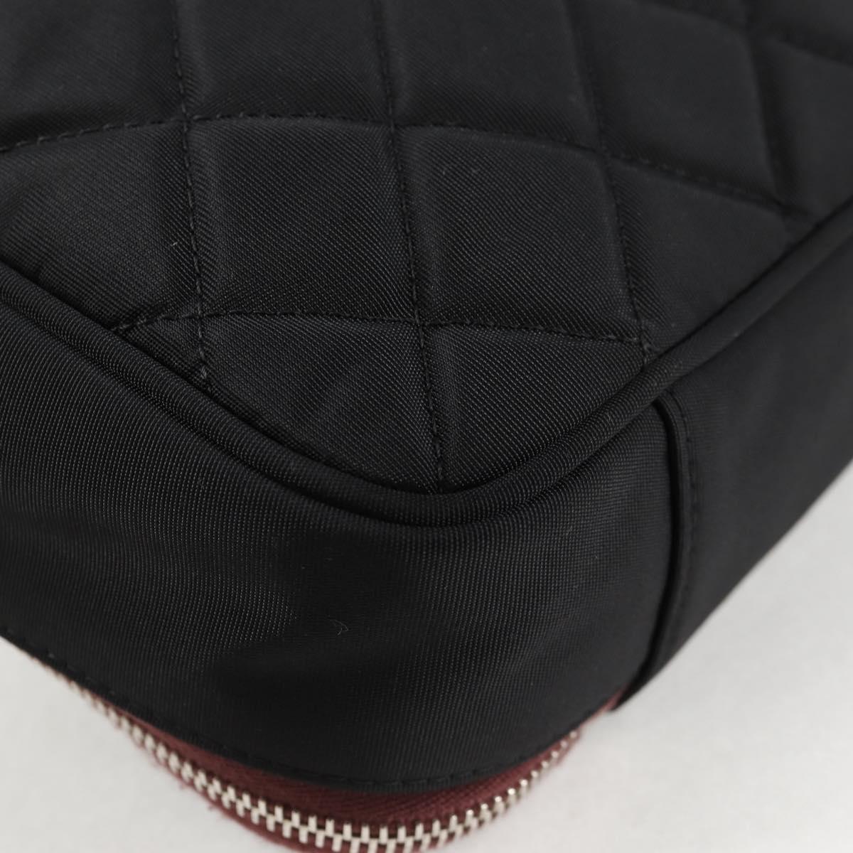 Chanel Cc, Black, NYLON, clutch