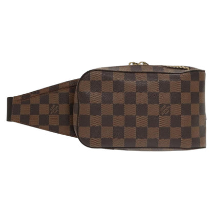 Louis Vuitton Geronimos, Brown, Canvas, shoulder