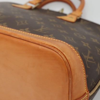 Louis Vuitton Alma, Brown, Canvas, handbag
