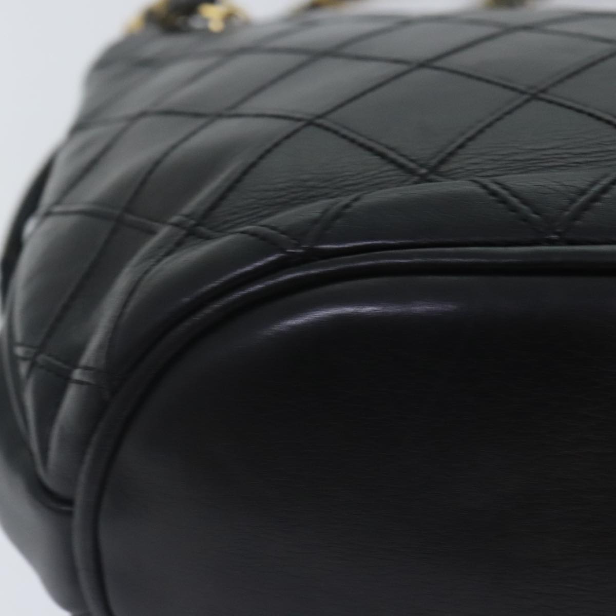 Chanel Cc, Black, Calfskin, tote