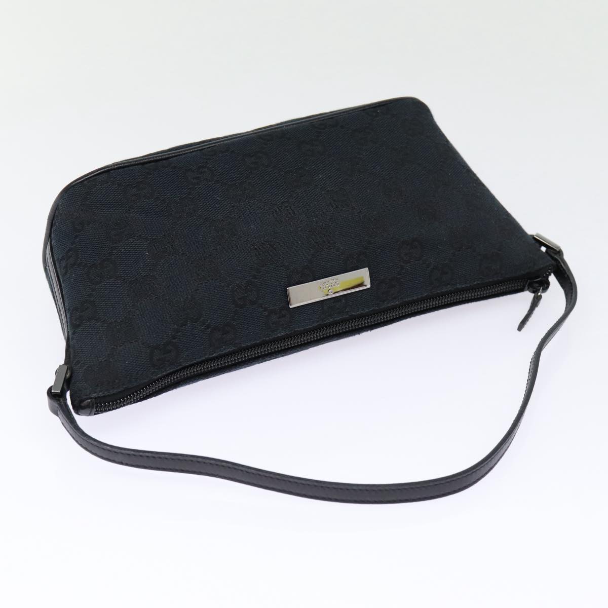 Gucci GG canvas, Black, Canvas, clutch