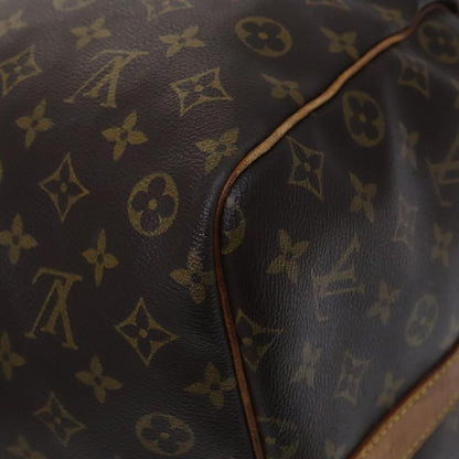 Louis Vuitton Keepall Bandoulière 60, Brown, Canvas, travel