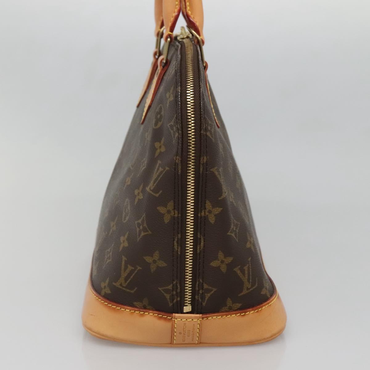 Louis Vuitton Alma, Brown, Canvas, handbag