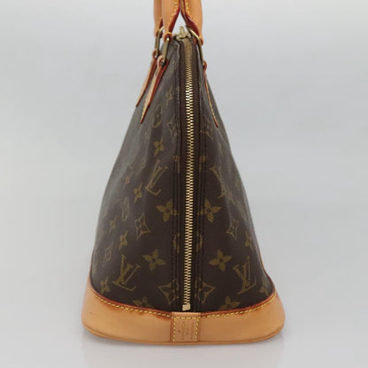 Louis Vuitton Alma, Brown, Canvas, handbag
