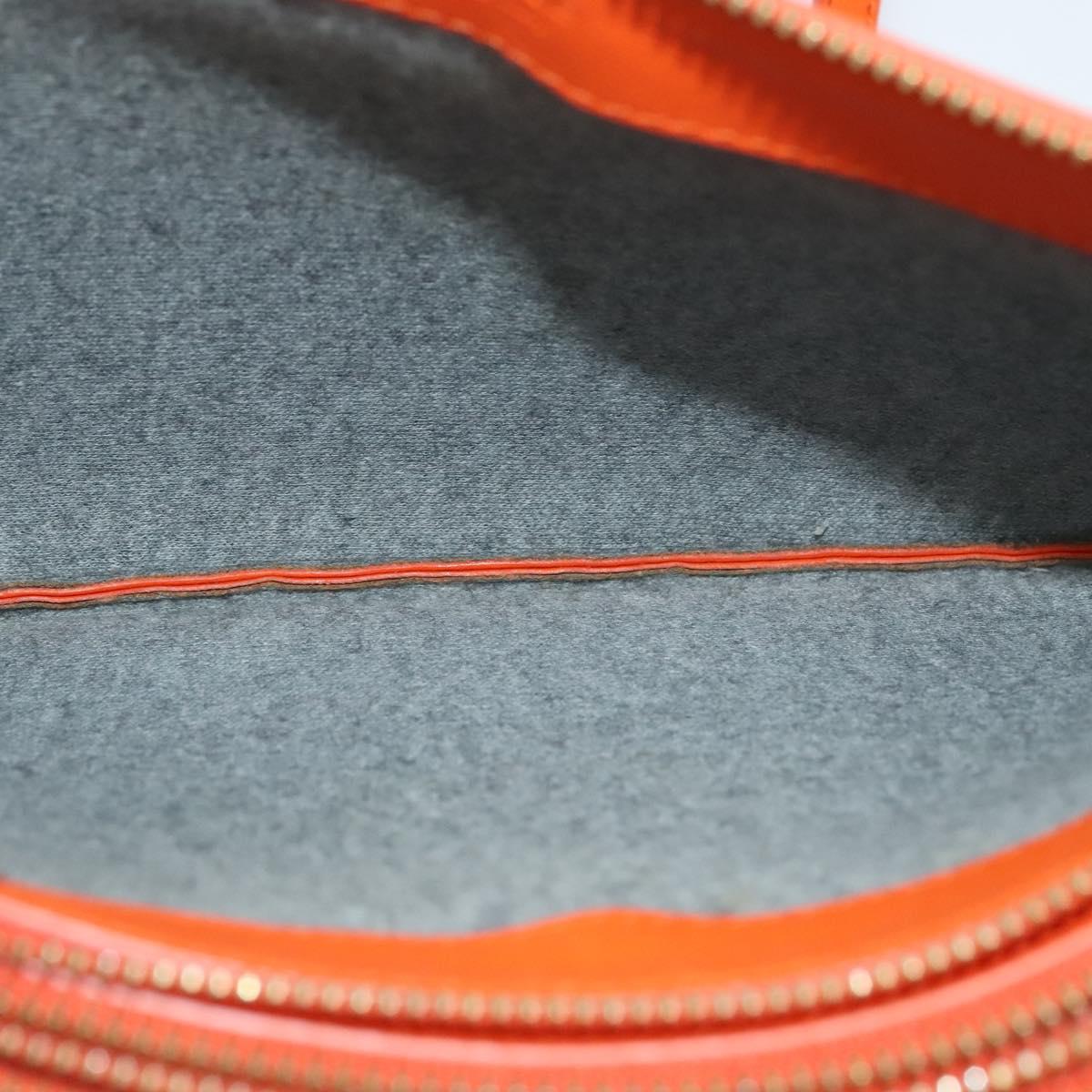 Céline Trio, Orange, Leather, shoulder