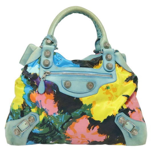 Balenciaga Giant Mini City, Multicolour, NYLON, handbag