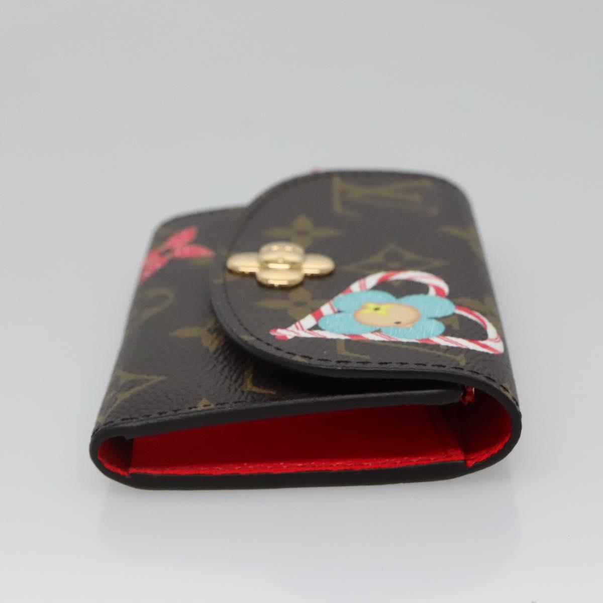 Louis Vuitton Rosalie, Brown, Canvas, wallet
