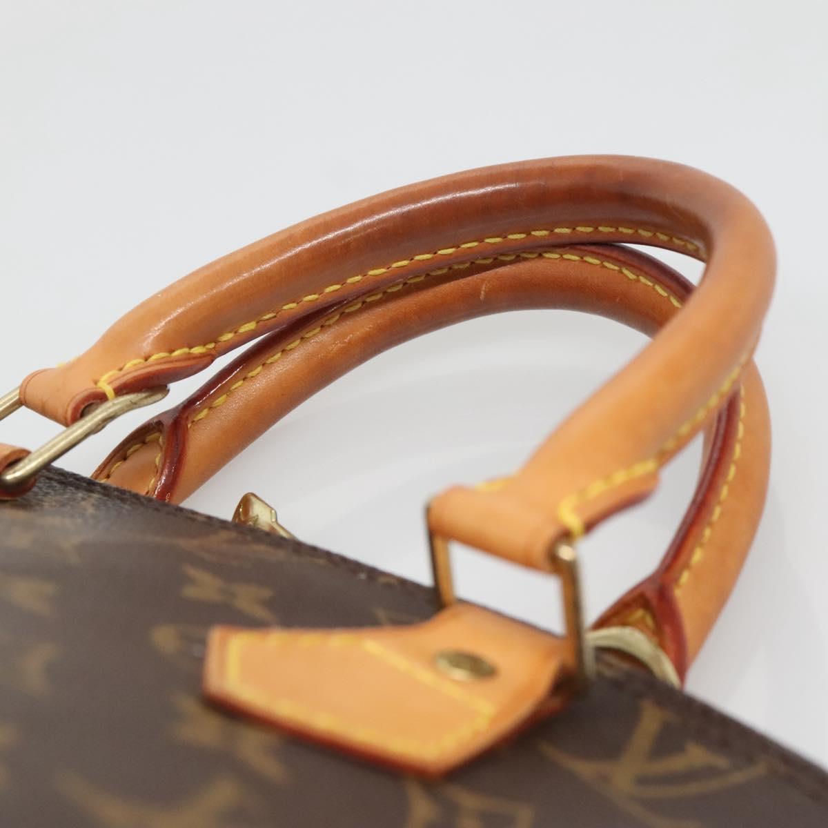 Louis Vuitton Alma, Brown, Canvas, handbag