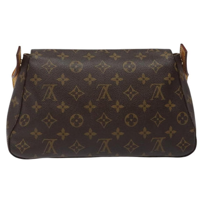 Louis Vuitton Mini looping, Brown, Canvas, shoulder