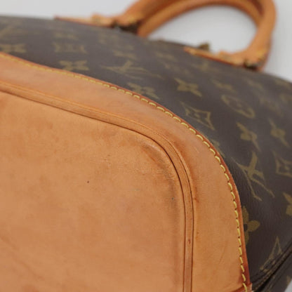 Louis Vuitton Alma, Brown, Canvas, handbag