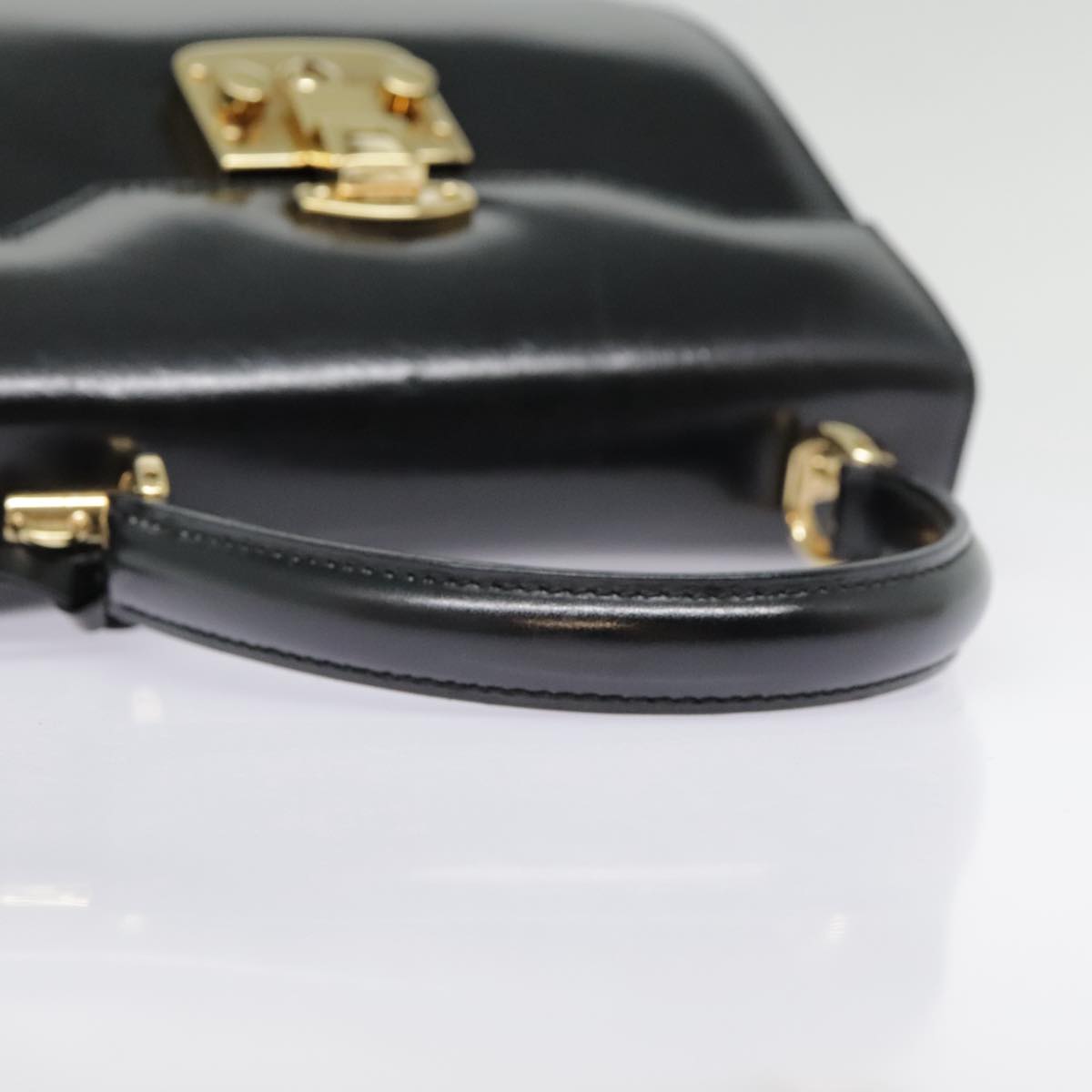 Gucci Lady Lock, Black, Leather, handbag