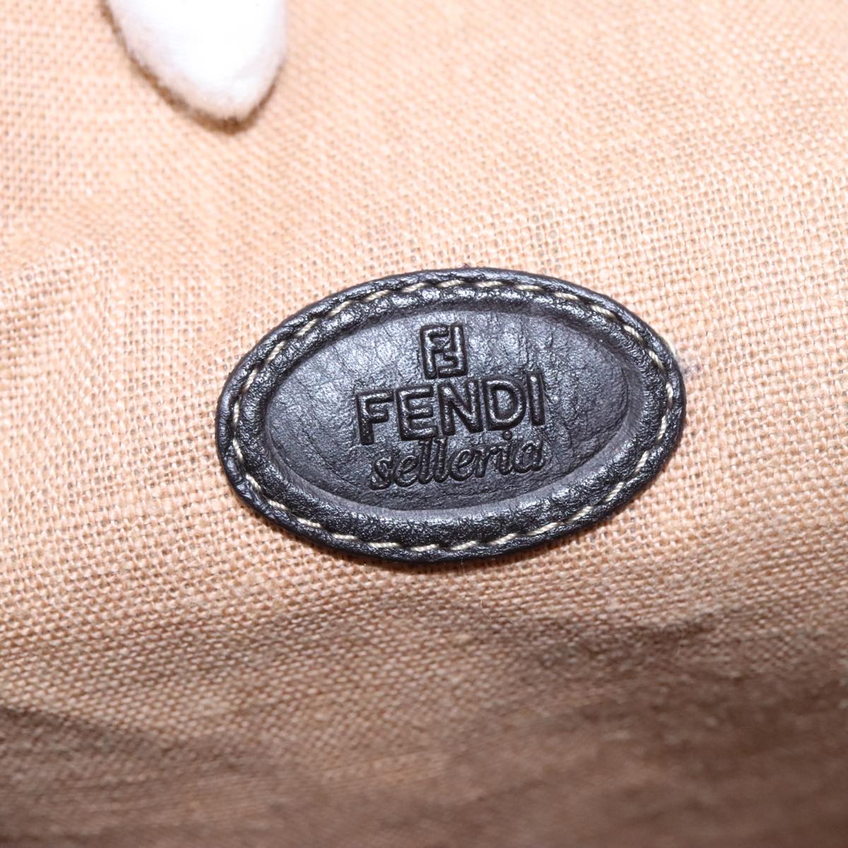 Fendi Selleria, Brown, Canvas, tote