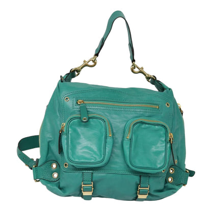 Gucci, Green, Leather, backpack