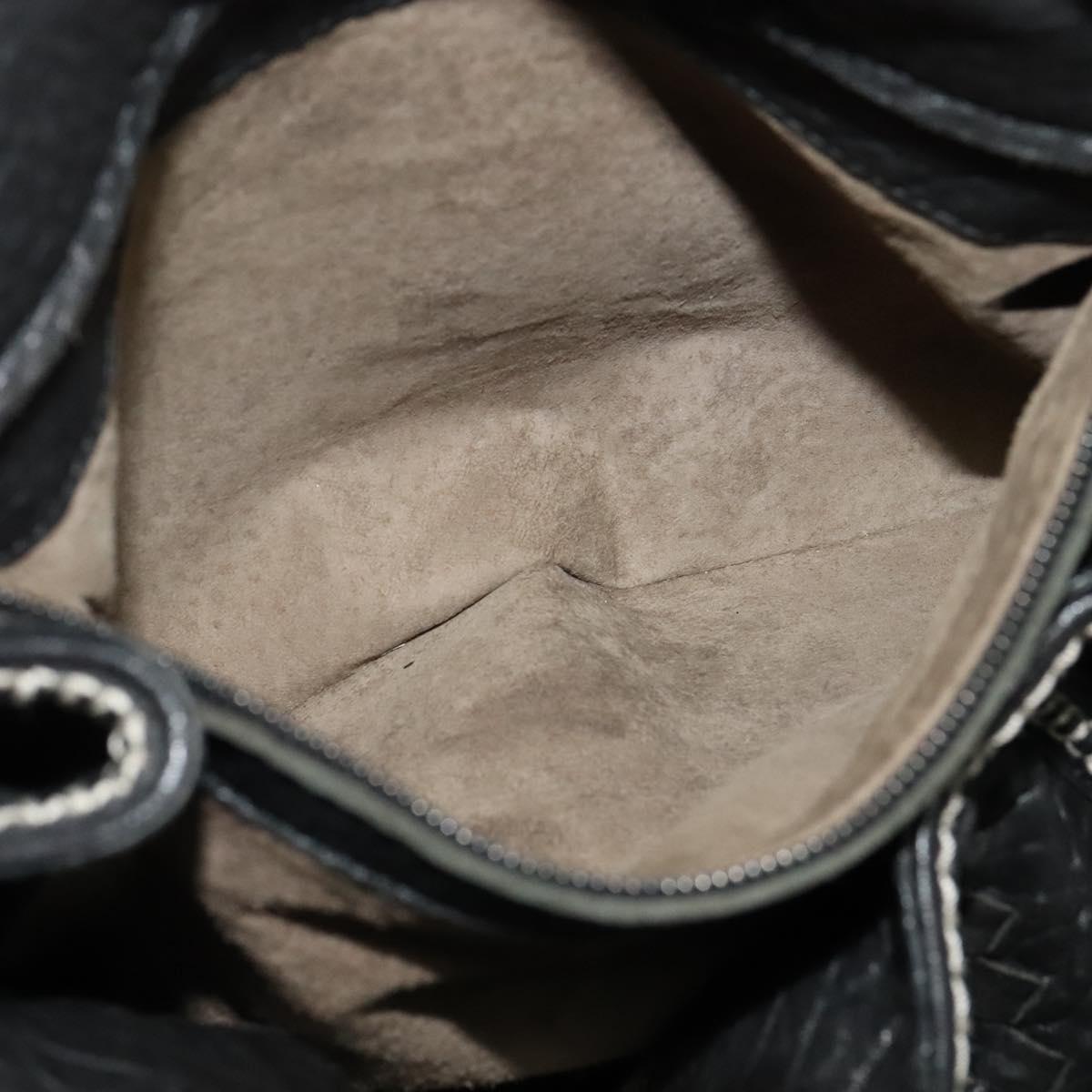 Bottega Veneta, Black, Leather, tote