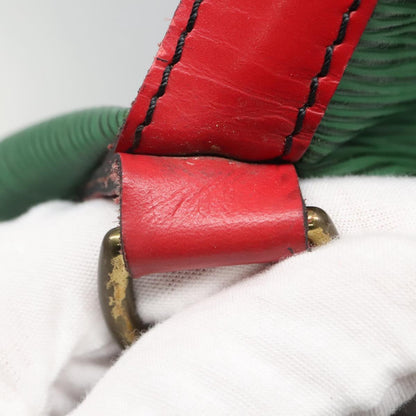 Louis Vuitton Noe, Green, Leather, shoulder