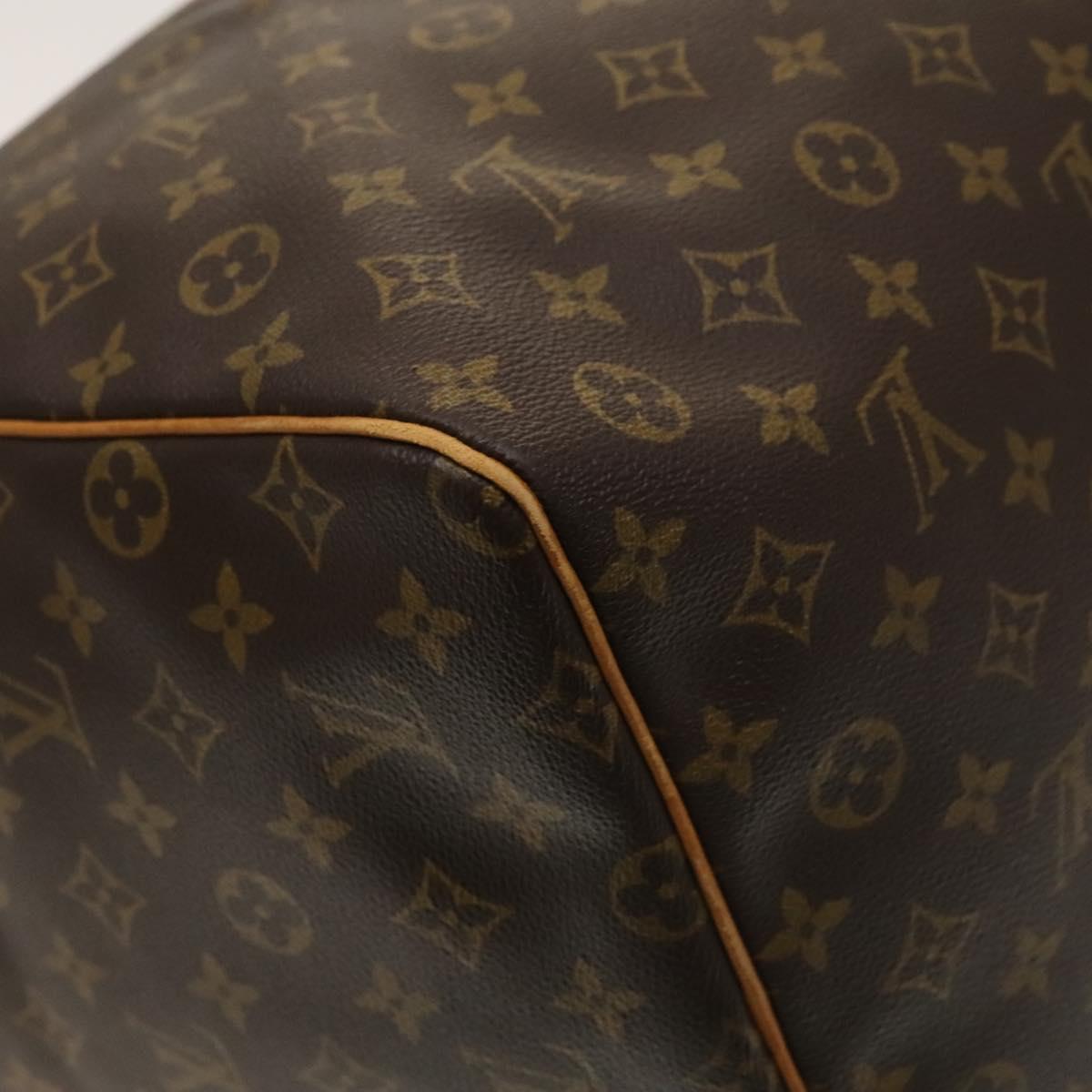 Louis Vuitton Keepall 60, Brown, Canvas, travel