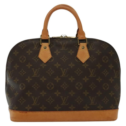 Louis Vuitton Alma, Brown, Canvas, handbag