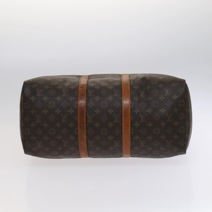 Louis Vuitton Keepall 50, Brown, Canvas, travel
