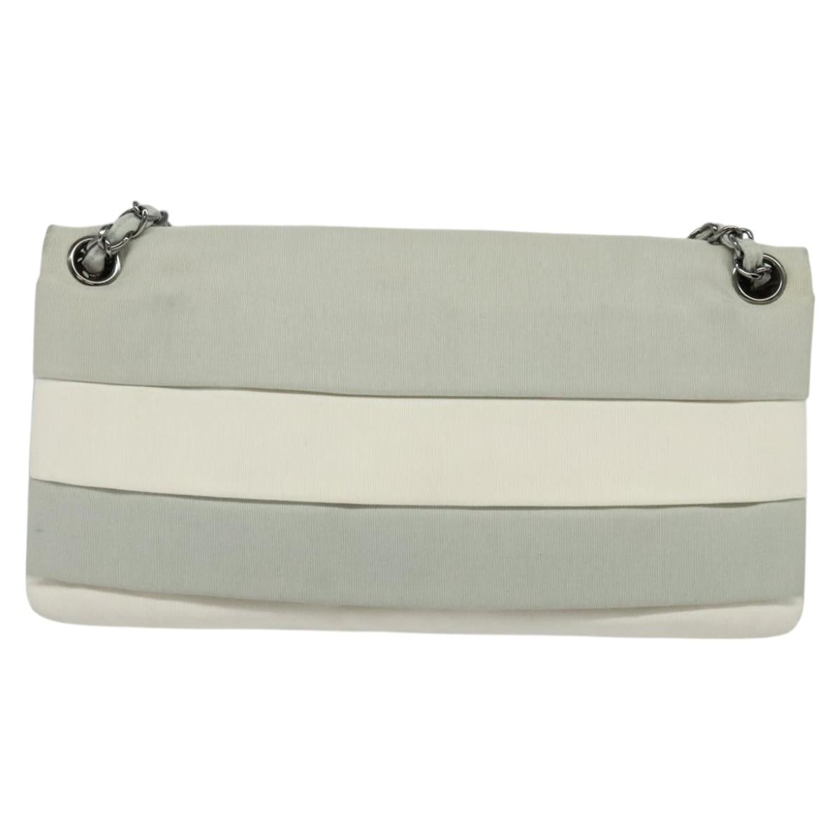 "Chanel 2,55", Grey, NYLON, shoulder