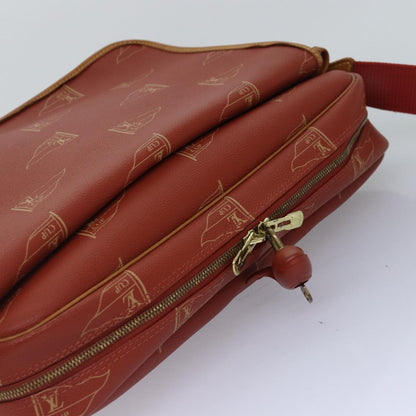 Louis Vuitton America's Cup, Red, Canvas, shoulder