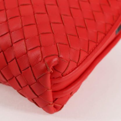 Bottega Veneta Intrecciato, Red, Leather, shoulder