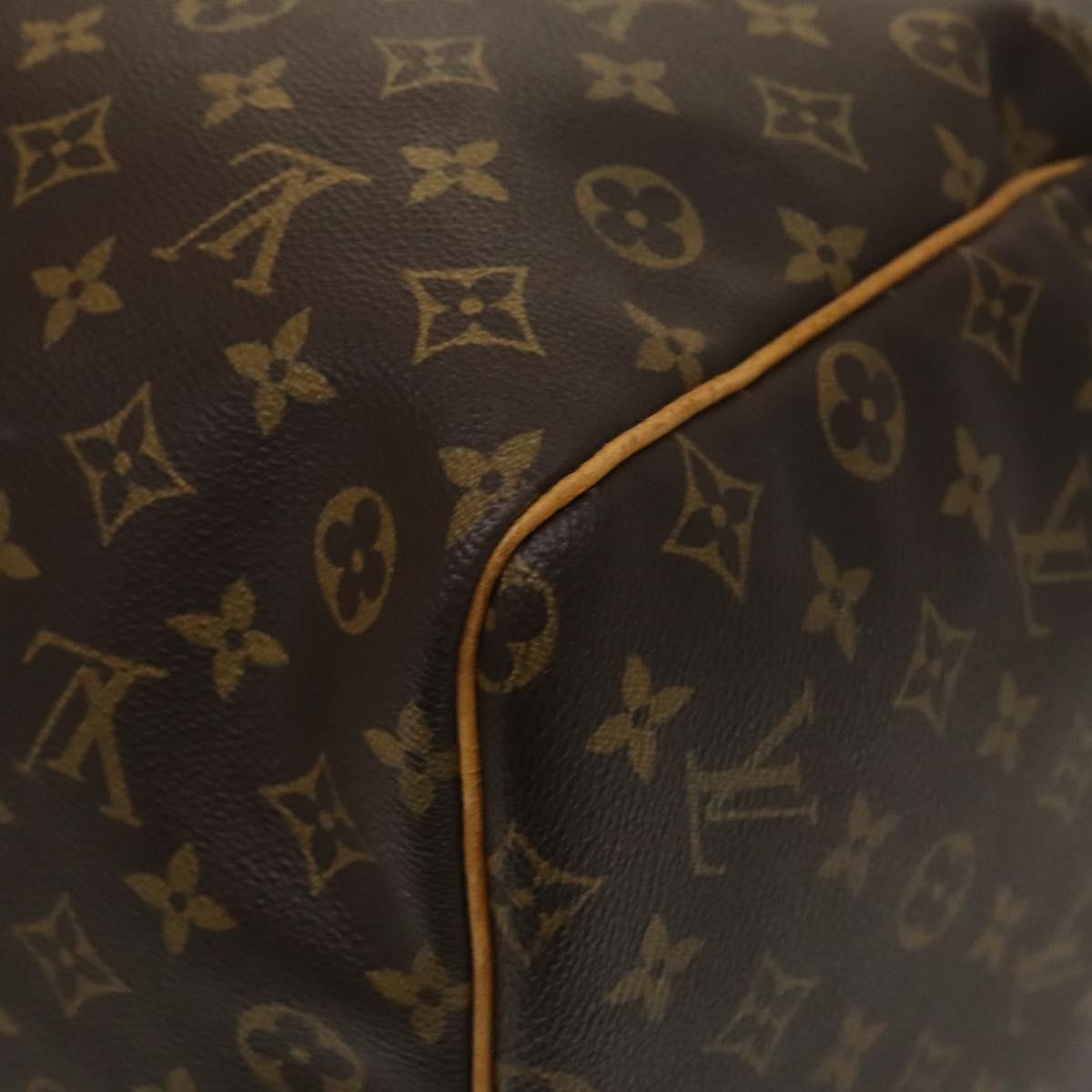 Louis Vuitton Keepall 60, Brown, Canvas, travel