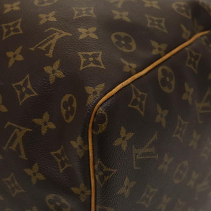 Louis Vuitton Keepall 60, Brown, Canvas, travel