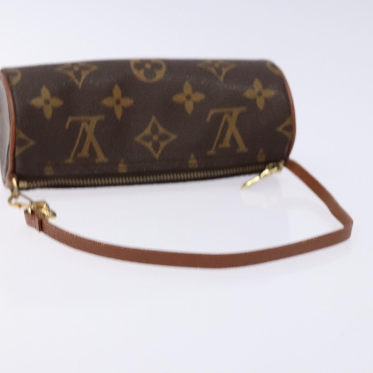 Louis Vuitton Papillon Pochette Monogram Canvas, BROWN, CANVAS, Handbag
