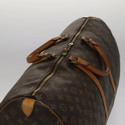 Louis Vuitton Keepall 60, Brown, Canvas, travel