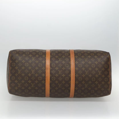 Louis Vuitton Keepall 60, Black, Canvas, travel