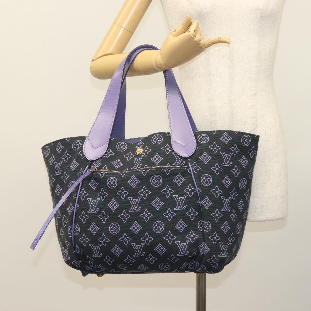 Louis Vuitton Ipanema, Purple, Canvas, tote