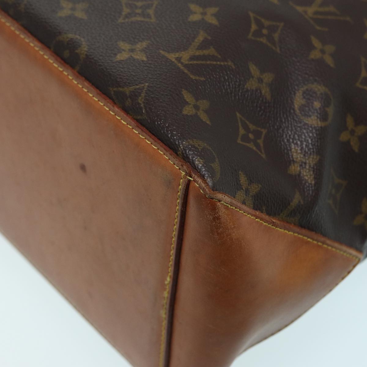 Louis Vuitton Mezzo, Brown, Canvas, tote