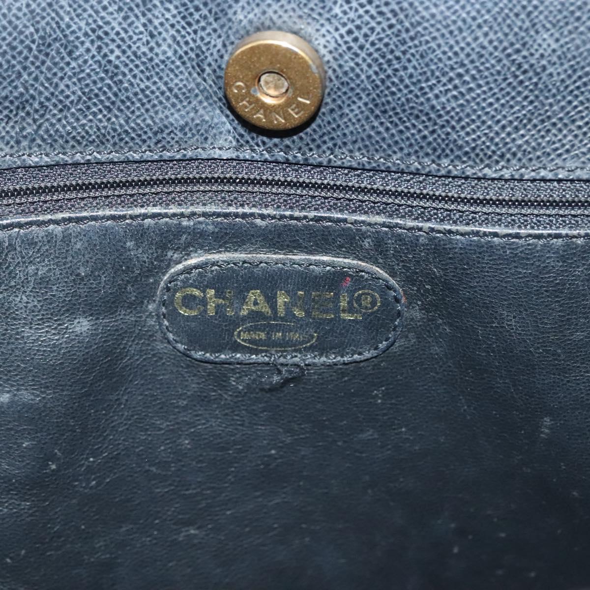 Chanel, Black, Leather, tote