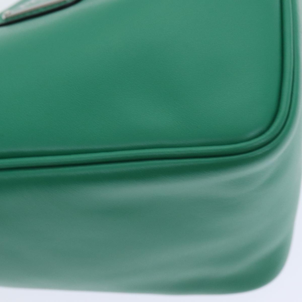 Prada --, Green, Leather, clutch