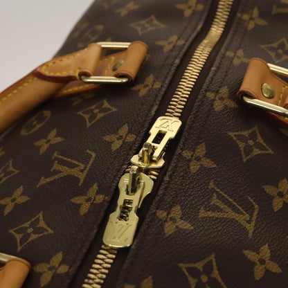Louis Vuitton Keepall Bandoulière 60, Brown, Canvas, travel