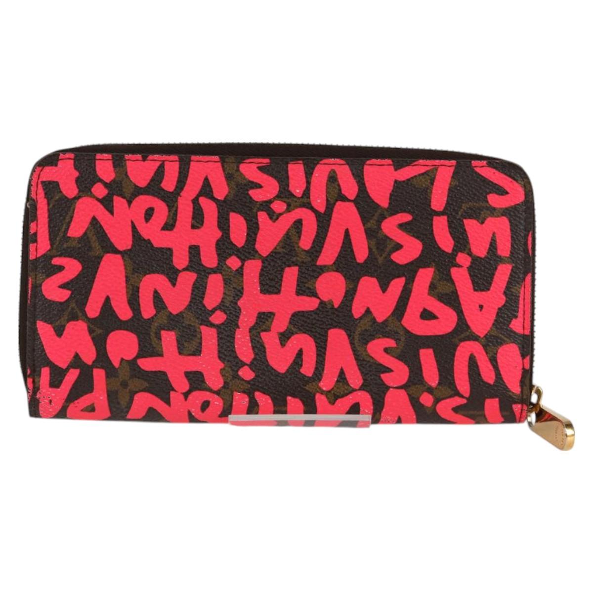 Louis Vuitton Zippy wallet, Pink, Canvas, wallet