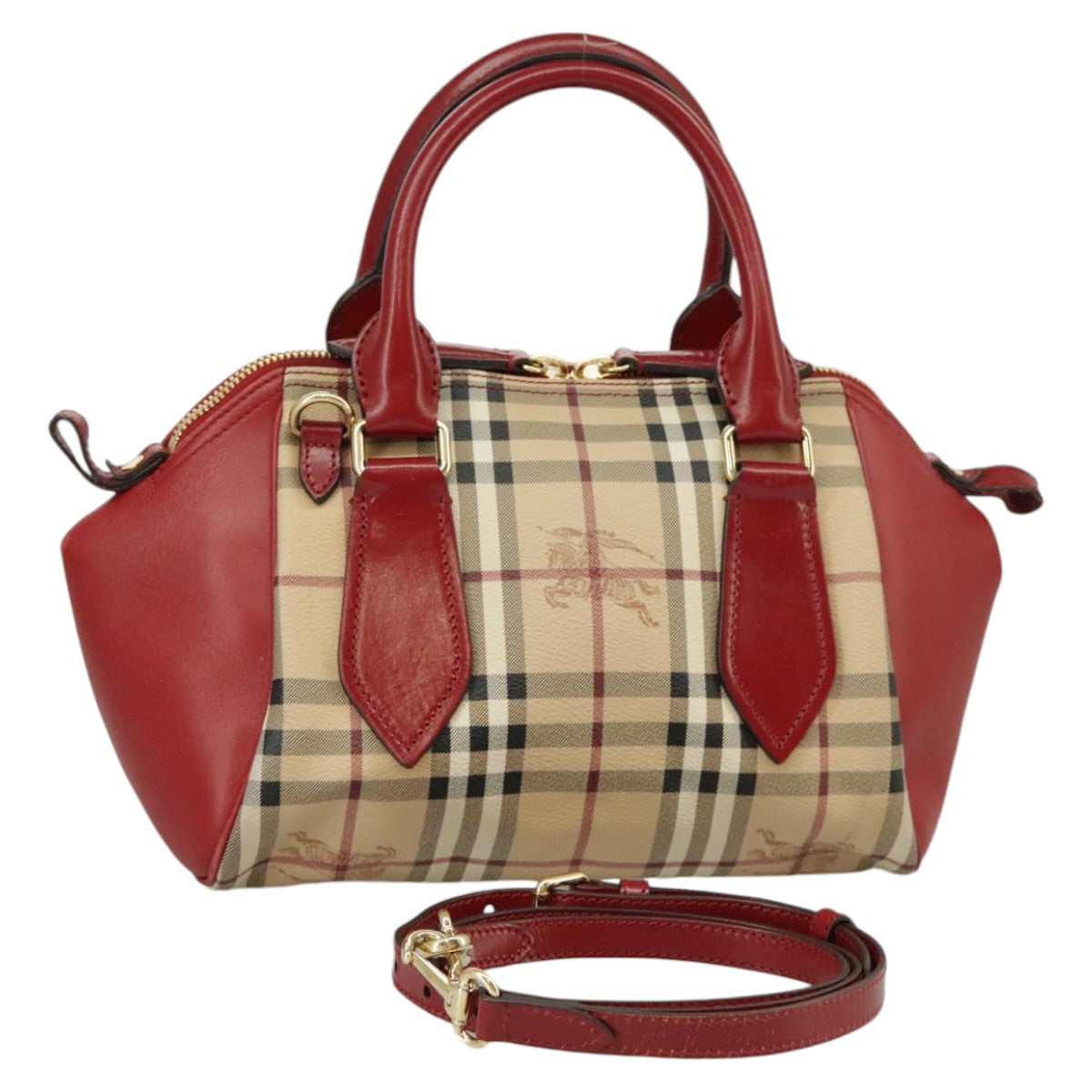 Burberry Nova Check, Beige, Canvas, handbag