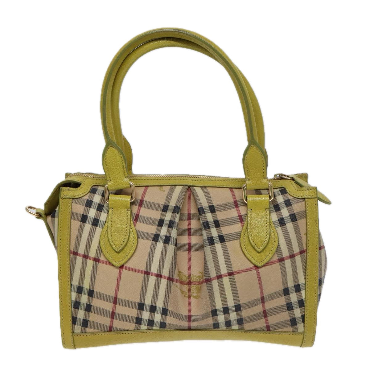 Burberry Nova Check, Beige, Canvas, handbag