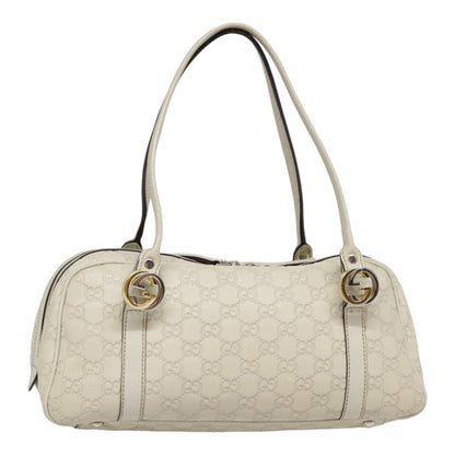 Gucci Vintage, White, Leather, handbag