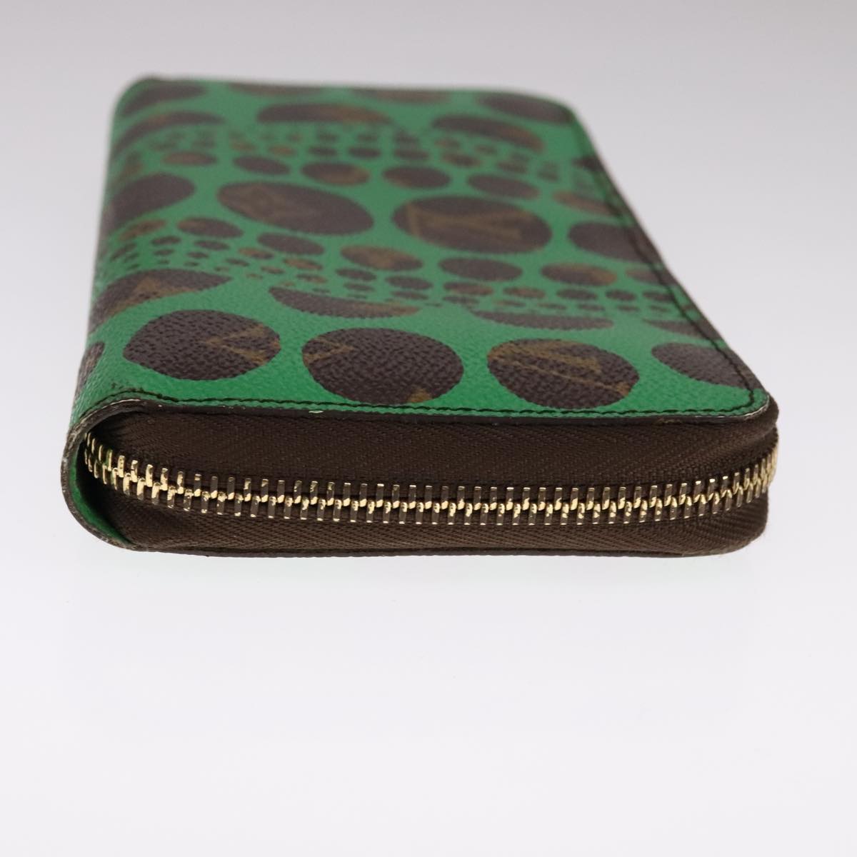 Louis Vuitton Zippy wallet, Green, Canvas, wallet