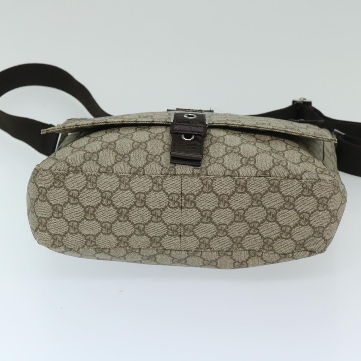 Gucci GG Supreme, Beige, Canvas, shoulder