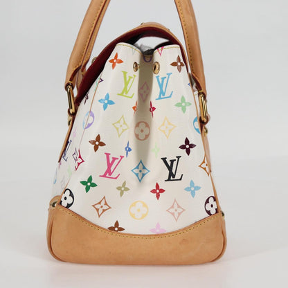 Louis Vuitton Beverly, White, Canvas, handbag