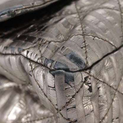"Chanel 2,55", Silver, Leather, shoulder