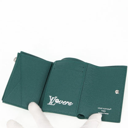 Louis Vuitton Victor, Green, Canvas, wallet