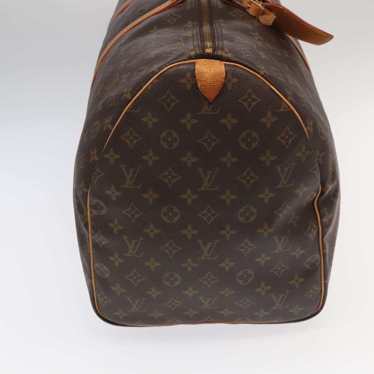 Louis Vuitton Keepall 60, Brown, Canvas, travel