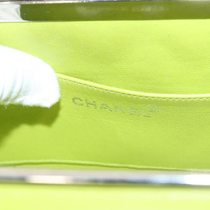 Chanel Vanity, Yellow, Leather, clutch