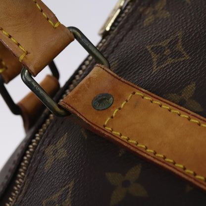 Louis Vuitton Keepall 60, Brown, Canvas, travel