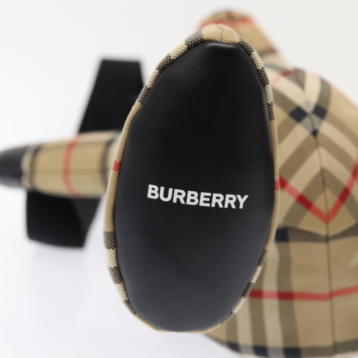 Burberry Nova Check, Beige, Canvas, backpack